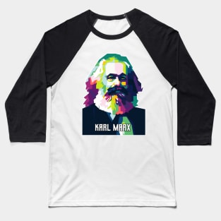 Karl Marx Baseball T-Shirt